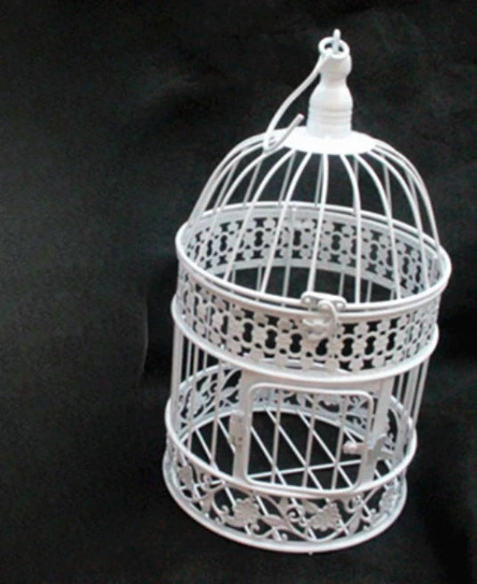 European-style Iron Art Bird Cage Wedding Decoration Flower Cage Home Living Room Decoration Prop Hanging Flower Frame Bird Cage