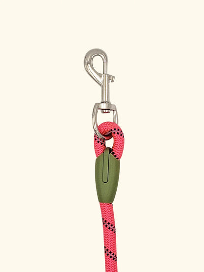 Reflective Nylon Leashes Pet Dogs Chain Traction Rope Leads for Running Free Hands Rope Chain for Small Large Dogs
