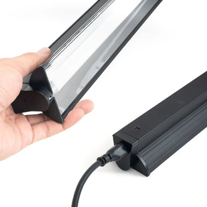 T5 HO UVB Lighting Combo Kit,Reptile Light Fixture with UVB 10.0 Tube Ideal for Bearded Dragon Lizard and Tortoise in Tropical