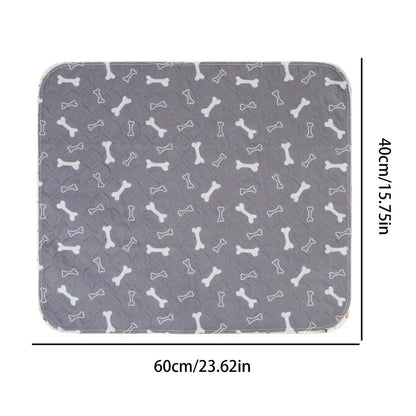 Pet Pee Pad Waterproof Washable Puppy Pee Pad Durable Absorbent Pet Bed Mat Reusable Anti-Slip Dog Urine Pad Cat Care Dog Mat