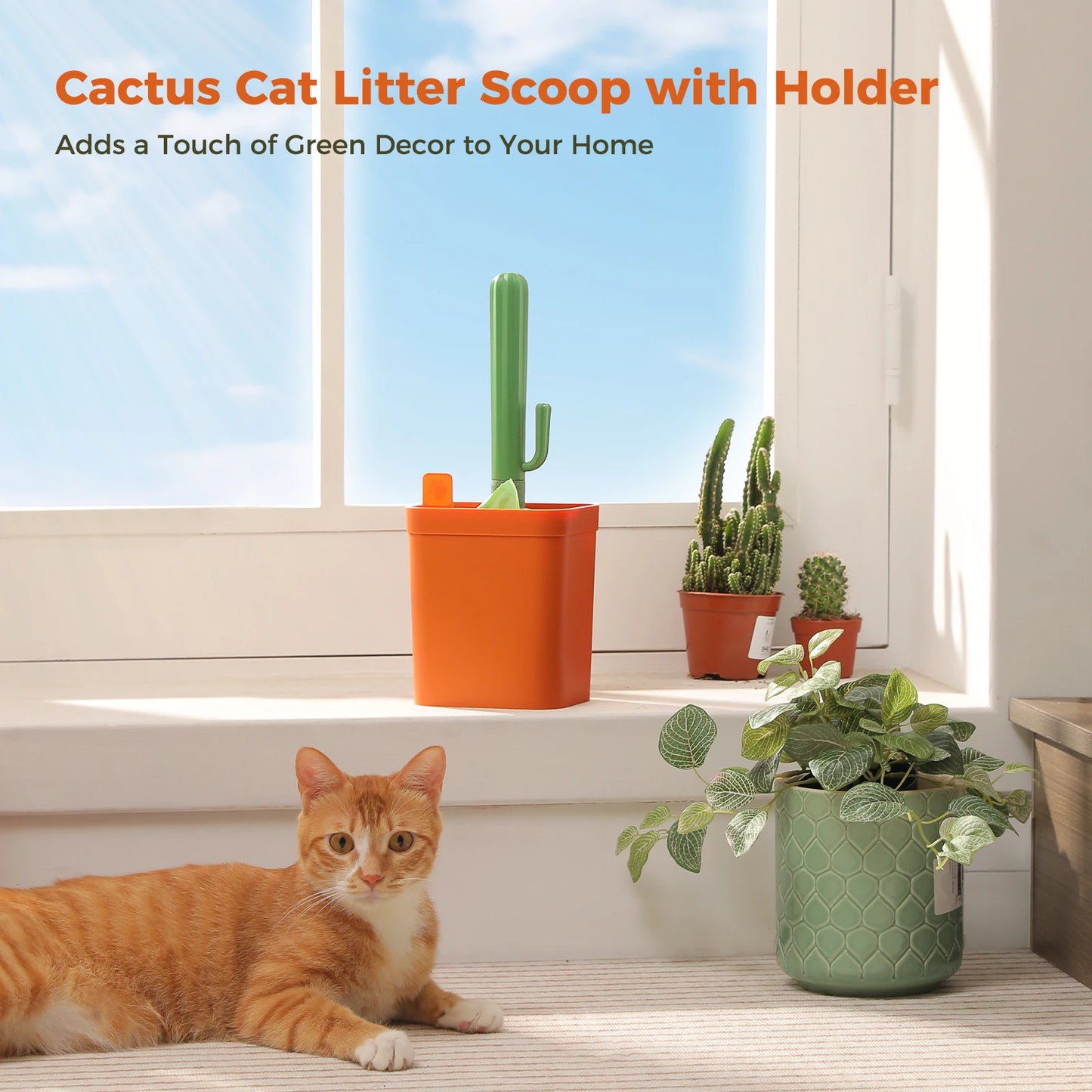 Cat Litter Scoop Pet Cleaning Tool Detachable Pet Poop Shovel with Garbage Bags Replaceable Scoop Cats Toilet Cleaning Shovel