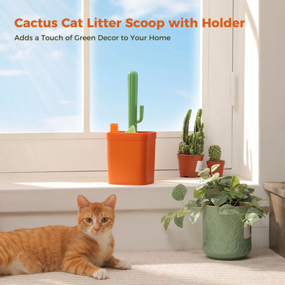 Cat Litter Scoop Pet Cleaning Tool Detachable Pet Poop Shovel with Garbage Bags Replaceable Scoop Cats Toilet Cleaning Shovel