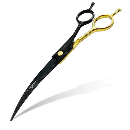 Pet Grooming Scissors   7inch Right and Left Hand Curved Scissors For Dog Grooming