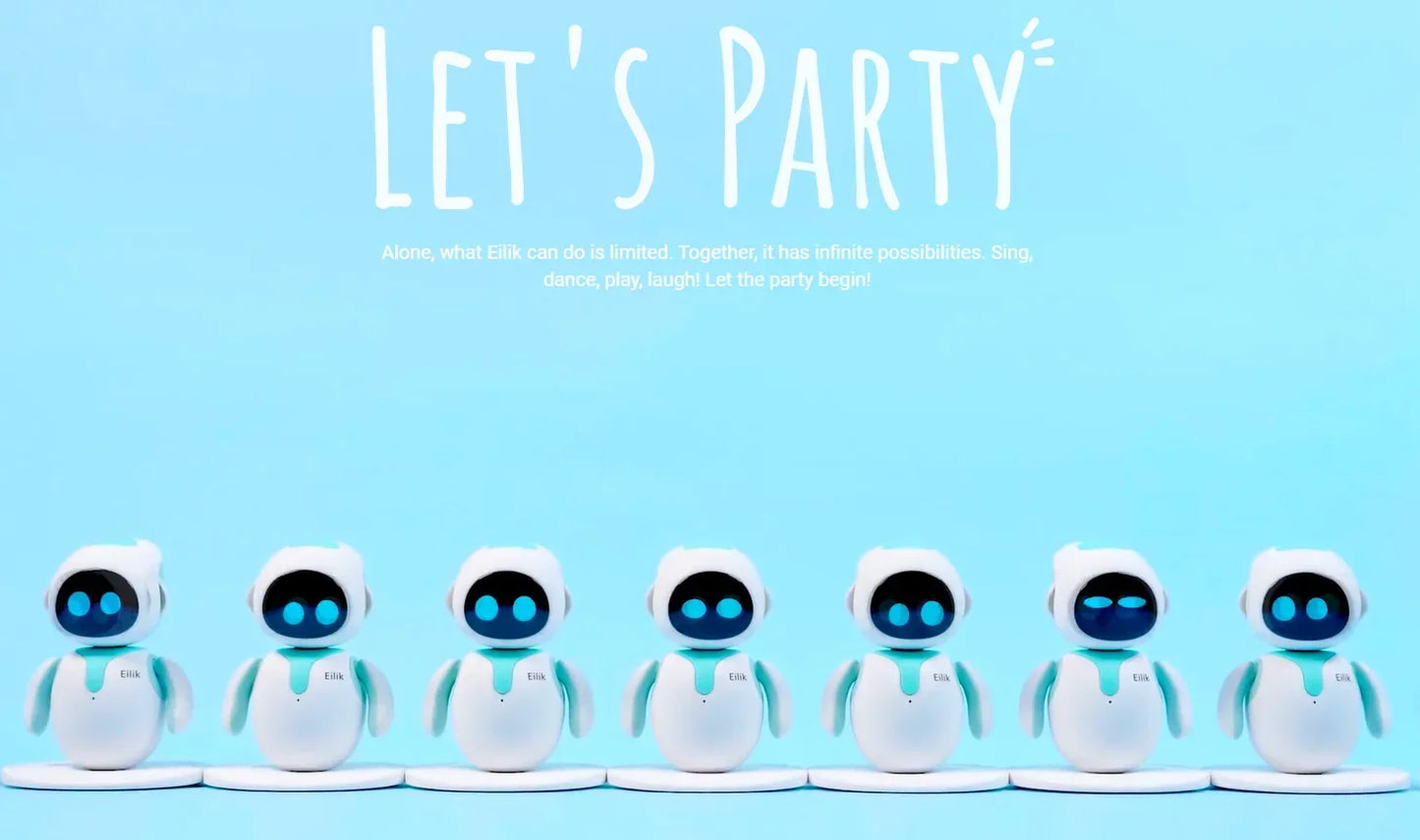 Electron AI Pet Eilik Smart Robot Desktop Toy Emotional Intelligent Companion Pets Touch Intractive Toys Children Adult Robots