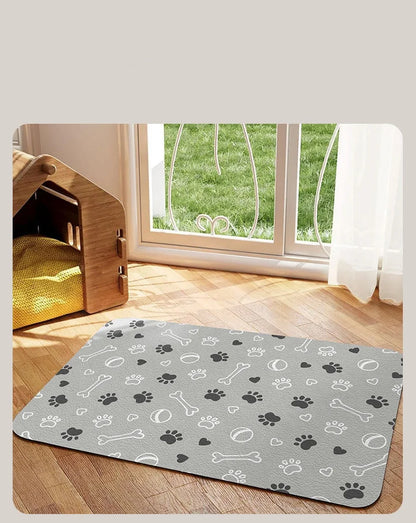 Diatomaceous mud pet mat Feeding mat for cats and dogs non-slip anti-spill easy to clean pet placemat absorbent quick drying mat