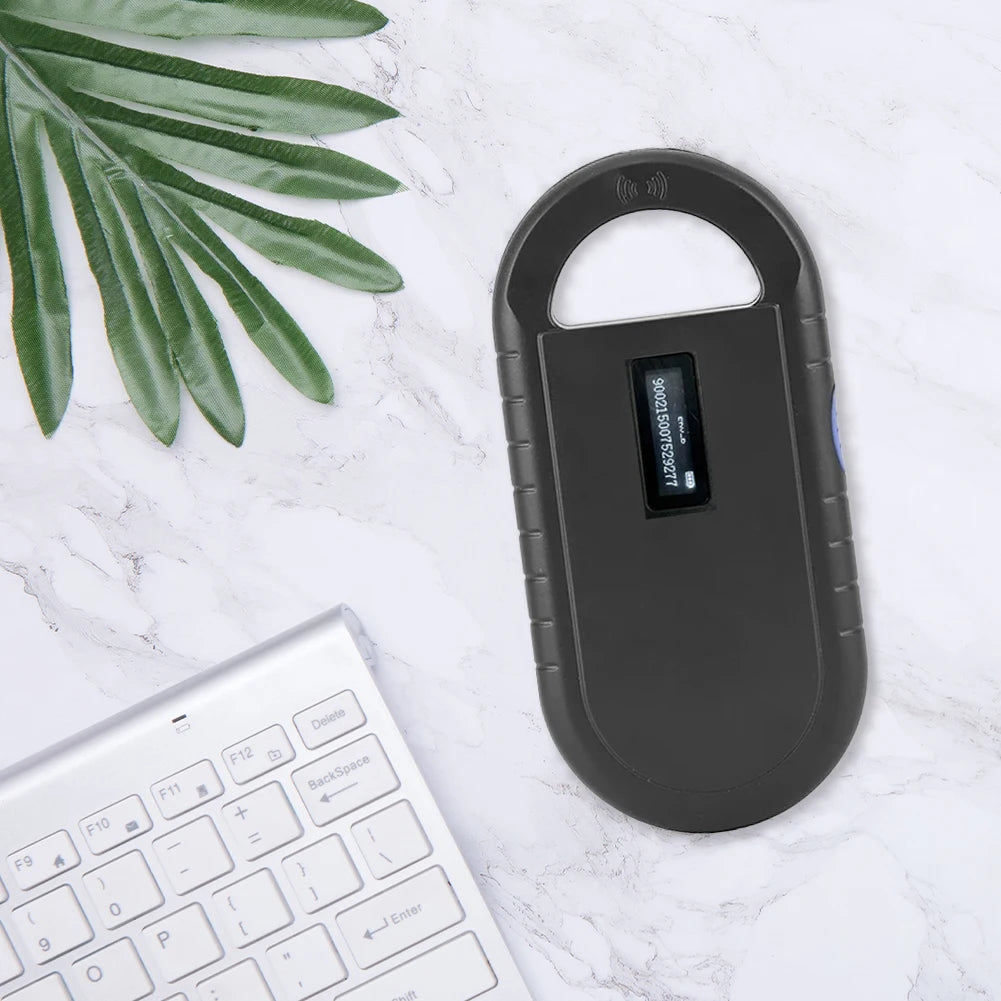 Pet ID Reader 134.2Khz 125kHz Animal RFID Reader Chip Transponder EMID FDX-B Pet Scanner Handheld Microchip Scanner ISO11784/5