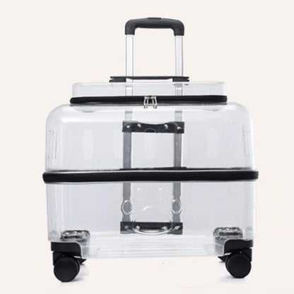 Portable Dog Strollers Carriers Travel Luxury Transparent Cats Strollers Cheap Outdoor Small Medium Suitcase Pets Supplies