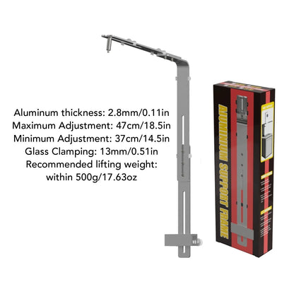 Fish  Light Holder Stylish Aquarium Lamp Stand Adjustable Versatile Aquarium Light Bracket Stable Support for Hanging Lamp