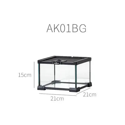Arboreal Reptile Breeding Box Set for Lizard Snake Horned Frog Spider Scorpion,Climbing Pet Tank and Housing Kit