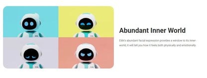 Electron AI Pet Eilik Smart Robot Desktop Toy Emotional Intelligent Companion Pets Touch Intractive Toys Children Adult Robots