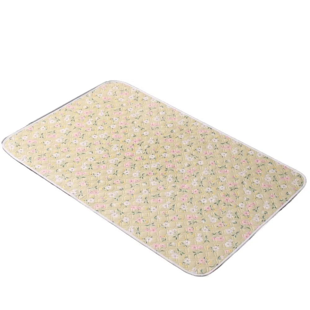 Pet Diaper Pads 80*120cm Urine Mat Cute Waterproof Urine Pads Cloth Large Breathable Bed Protector Diaper Toddlers