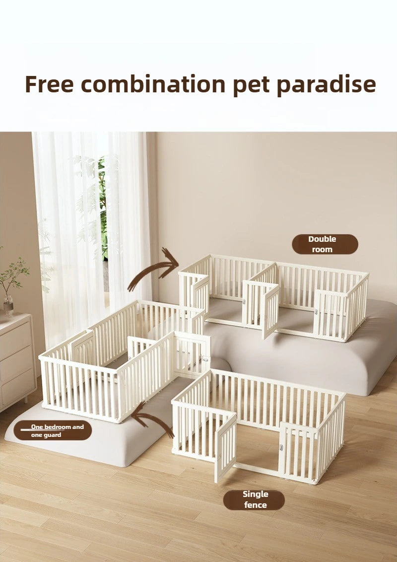 Pet Fence Interior Household Dog Fence Safety Protection Fence Anti Escape Free Splicing Dog Cage Portable Pet Partition Product