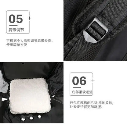 Shoulder Capsule Pet Bag, Go Out Portable Backpack, Cat Bag, Cat Supplies, Travel Bag, Carrier Space, Wholesale, New