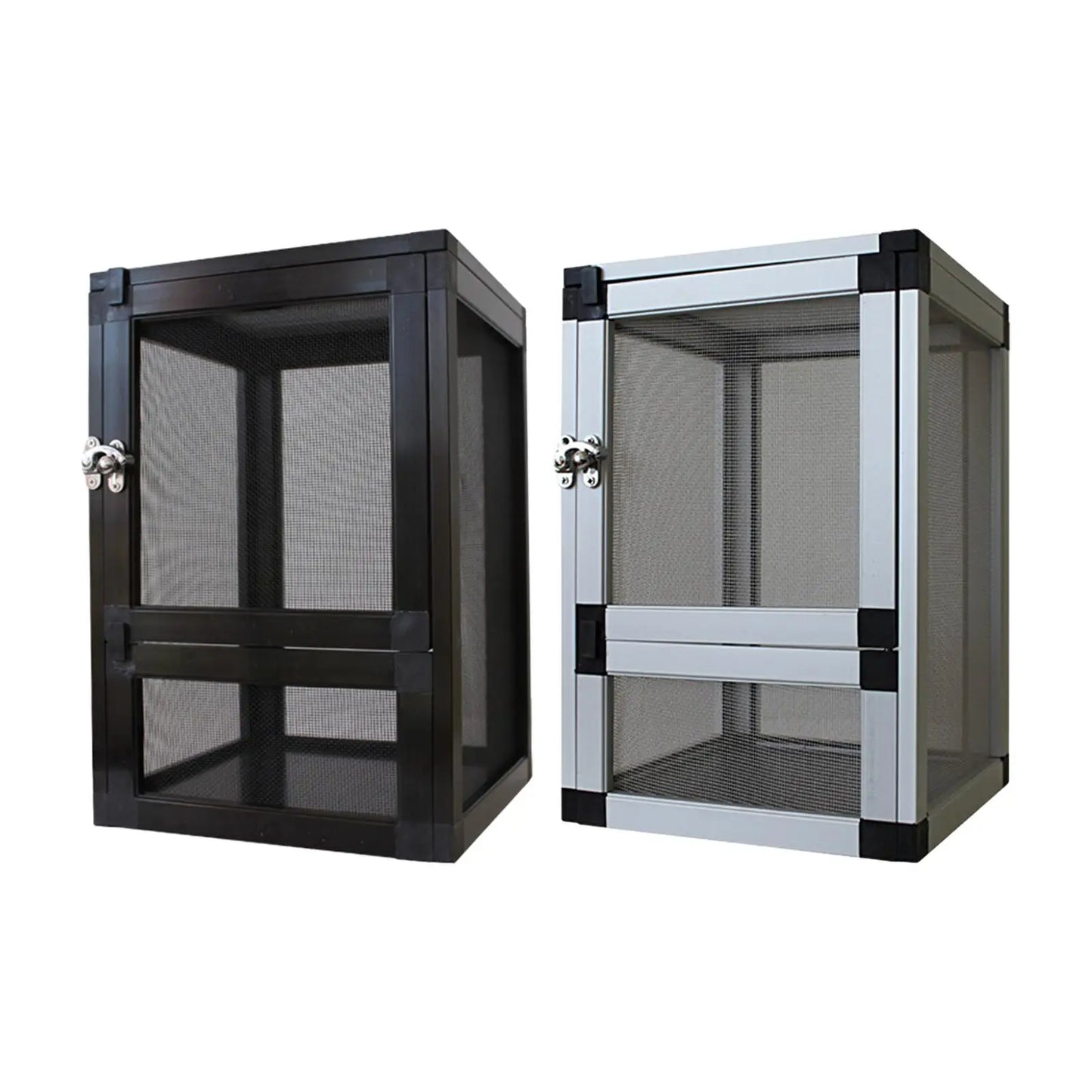 Air Screen Cages Storage Portable Reptile Cage Reptiles Habitat Breeding Box for