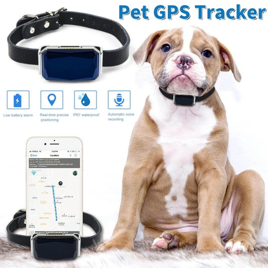 Waterproof Pet Collar Wifi Mini Light GPS Tracker For Pets Dogs GPS Tracker Kids Personal Locator Anti-Lost Tracking Device