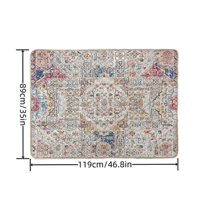 2pc Bohemian Pee Pad for Pet Dogs Cats，46.8x35“ Reusable Puppy Pads Super Absorbent Leakproof Dog Training Pads, winter