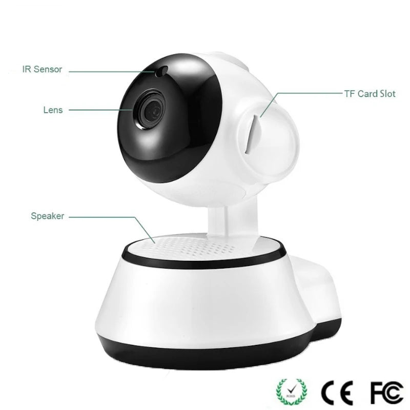 2K Indoor Pet Camera with Night Vision WiFi Home Security Monitor for Dogs Cats Works with Voice Assistants