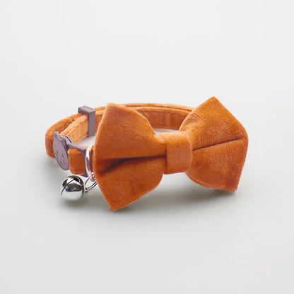 Pet Collars New Pet Bow Bell Collars Cute Cat Collars Pet Supplies Multicolor Adjustable Pets Dressing Tool Pets Accessories