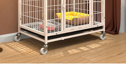 Indoor Large Medium Dog Cage with Toilet Pet Dog House Fence for Samoyed Labr Dog Cages Kennels And Run Outdoor Supplies
