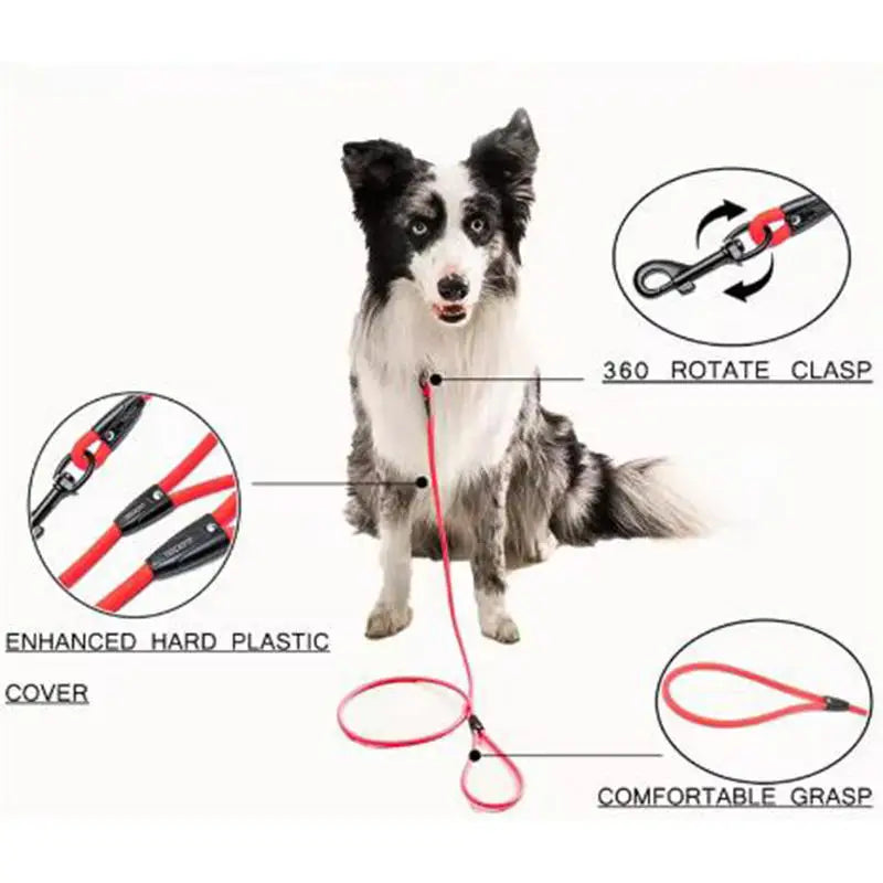 Leash Durable Chew Proof Leads Dog Walking And Training Heavy Duty Dog Tie Out Cable For Small Large Dogs Outdoor