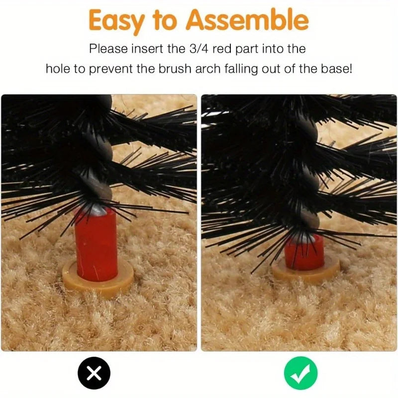 Cat grooming device, indoor cat brush toy, arch grooming device, cat massager toy