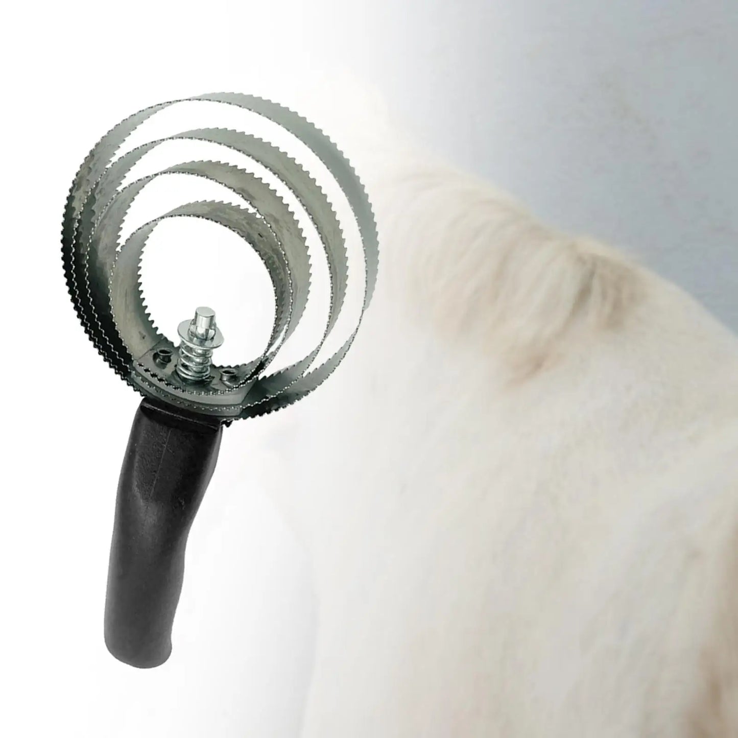 4 Rings Curry Comb Horse Grooming Supplies Stainless Steel for Dog Sheep Cow