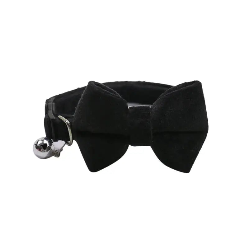 Pet Collars New Pet Bow Bell Collars Cute Cat Collars Pet Supplies Multicolor Adjustable Pets Dressing Tool Pets Accessories