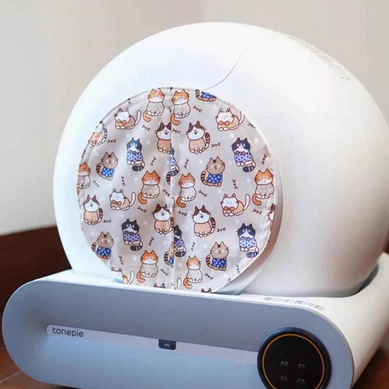 Closed Smart Litter Box Door Curtain Deodorant Pet Accessories Pure Handmade Cotton Deodorant Belt Litter Cat Toilet Cat Supplie