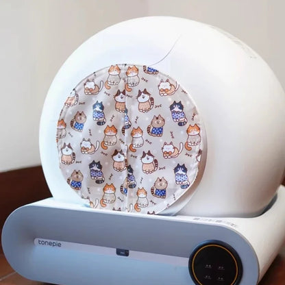 Closed Smart Litter Box Door Curtain Deodorant Pet Accessories Pure Handmade Cotton Deodorant Belt Litter Cat Toilet Cat Supplie