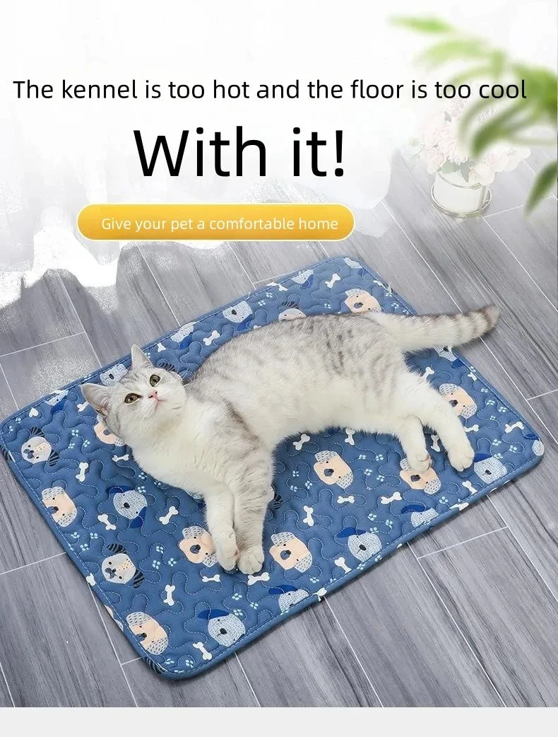 Washable Pet Pee Pad Pet Diaper Mat Reusable Mats for Dogs Dog Bed Urine Washable Dog Training Pad Four Seasons Pet Mat Urine