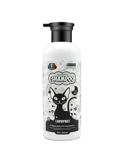 500ml Sphinx Cat Pet Shampoo Cat Shower Gel Canadian Body Wash-free Pet Cat Hairless Cat Special Body Wash-free To Control Oil