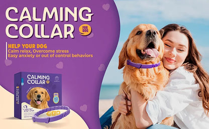 Pet Calm Collar Neck Strap Plastics Cat Dog Soothe Collar Adjustable Relieve Anxiety Remove Restlessness Protection Pet Supplies