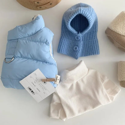 Pet Warmth Cover Head Knitted Hat Dog Small Dog Decoration Teddy Dog Accessories Small Dogs Winter Pet Warm Pullover Hat