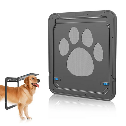 Pet Kitty Dog Door Flap Gate Opener Controlled Entry Electronic Screen Window Protector Wall Mosquito Net(Small:24cmx29cm)