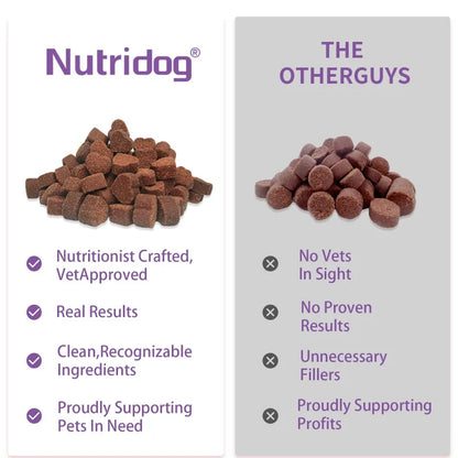 Anti-allergic & hip joint & calming & probiotic dog food for dogs full stage comprehensive nutrition-120 soft chews