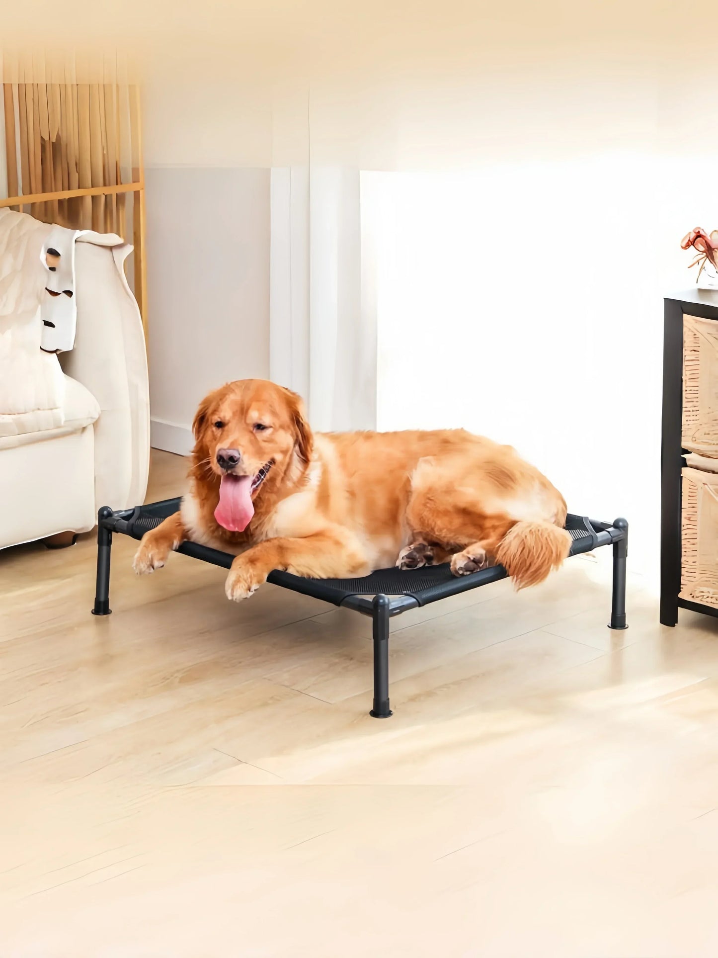 Pet Bed, Cat Dog Folding Camping Bed, Marching Bed, Portable, Detachable, Washable, All Season Cat Kennel, Puppy Bed Cat Bed