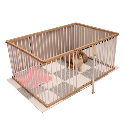 Dog Cage Strong and Durable Smooth Dogs Pets Indoor Fence Anti-rust Dog Fences Creative Design Easy Install Pet Product Supplies