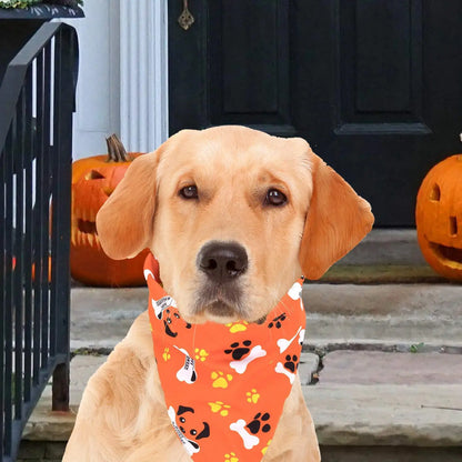 Halloween Pet Drool Scarf Cat Dog Triangle Scarf Pet Holiday Atmosphere Scarf Fun Pet Accessories Christmas Pet Supplies