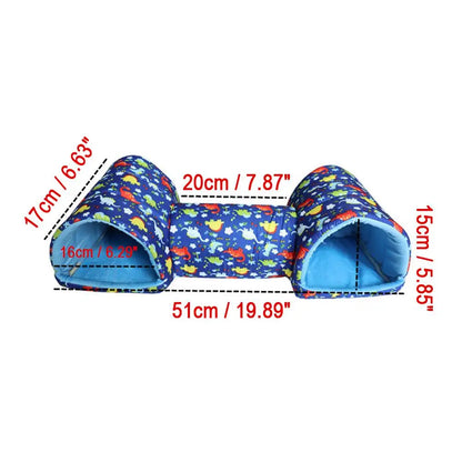 Hamster House Guinea Pig Bed Cave House Hideout for Dwarf Rabbit Bunny Ferret Hamster Chinchilla Hedgehog Washable Cage Nest