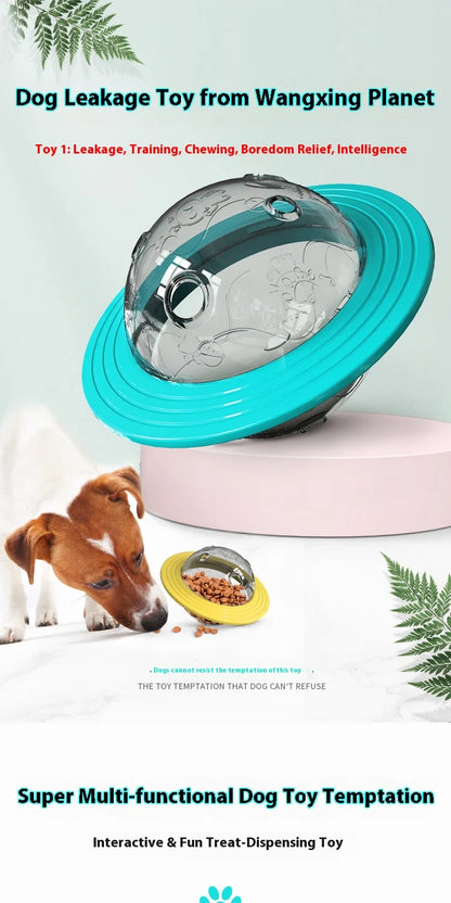 Durable Dog Food Feeder Interactive Toys Chew Proof Pet Dog Cat Toys Wobble Ball Food Feeder for Powerful Chewers Training