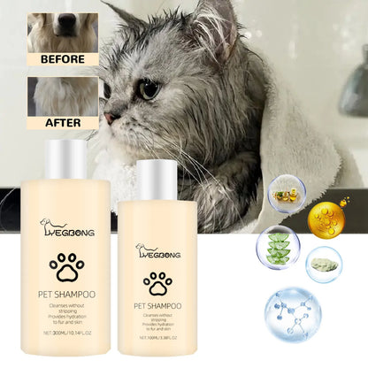 Pet Shampoo Dog Shampoo And Coat Wash For Hydrating Cleansing And Adding To Pet Hair-300ml