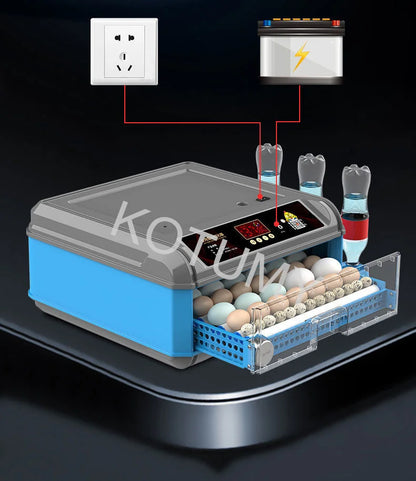 Incubator, Chicken Automatic Intelligent Small Incubator, Chicken Duck Goose Household Incubator, Mini Water Bed Incubator