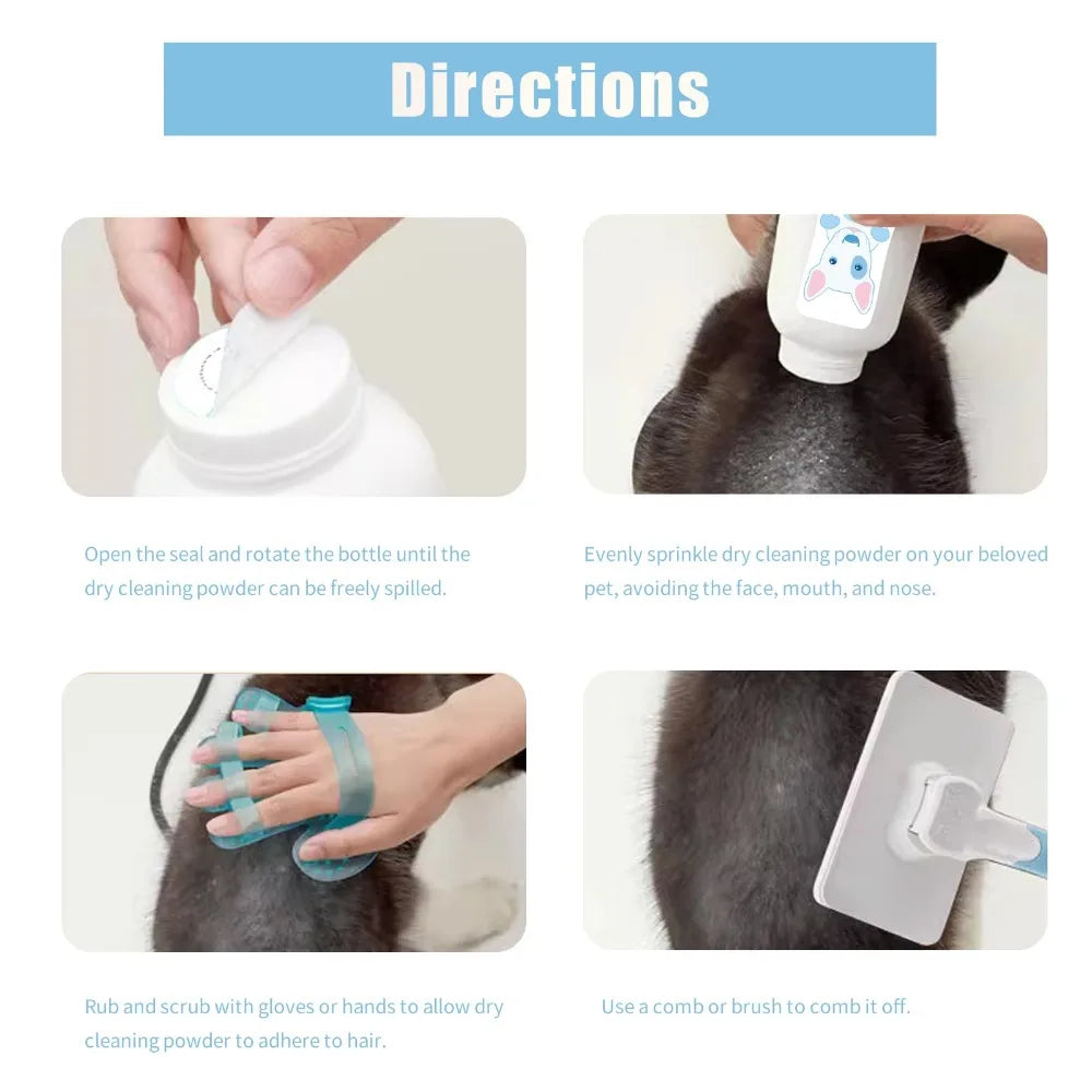 1pcs Premium Whitening Pet Grooming Shampoo - Cat Dog Universal Bath Shampoo With Lasting Fragrance And Clean Formula