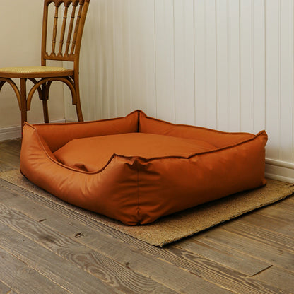 Imitation Leather Technology Waterproof Dog Bed Pet Sofa Cat Nest Supplies Dog Bed Spring Summer Sponge Removable and Washable