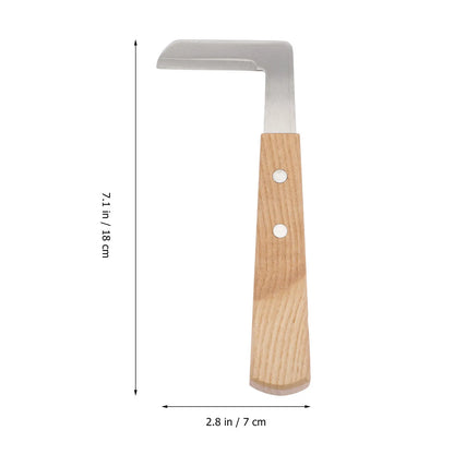 2Pcs Horse Hoof Trimmer Premium Metal Horseshoe Cutter Sharp Blade Easy Operation Portable Hoof Repairing Tool for Donkey Nail