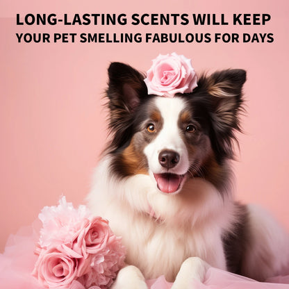 Natural Pet Conditioner Detangling Hydrating Formula For Cats Dogs Leaves Coat Soft Shiny Strong With Long-Lasting Scent