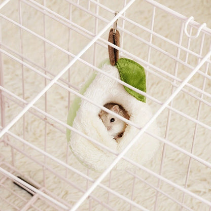 Pet Nest Small Animals Accessories Hamster Cage Winter Warm Bed Hamster Plush Hammock Parrot Cage Pendant Decoration Comfortable
