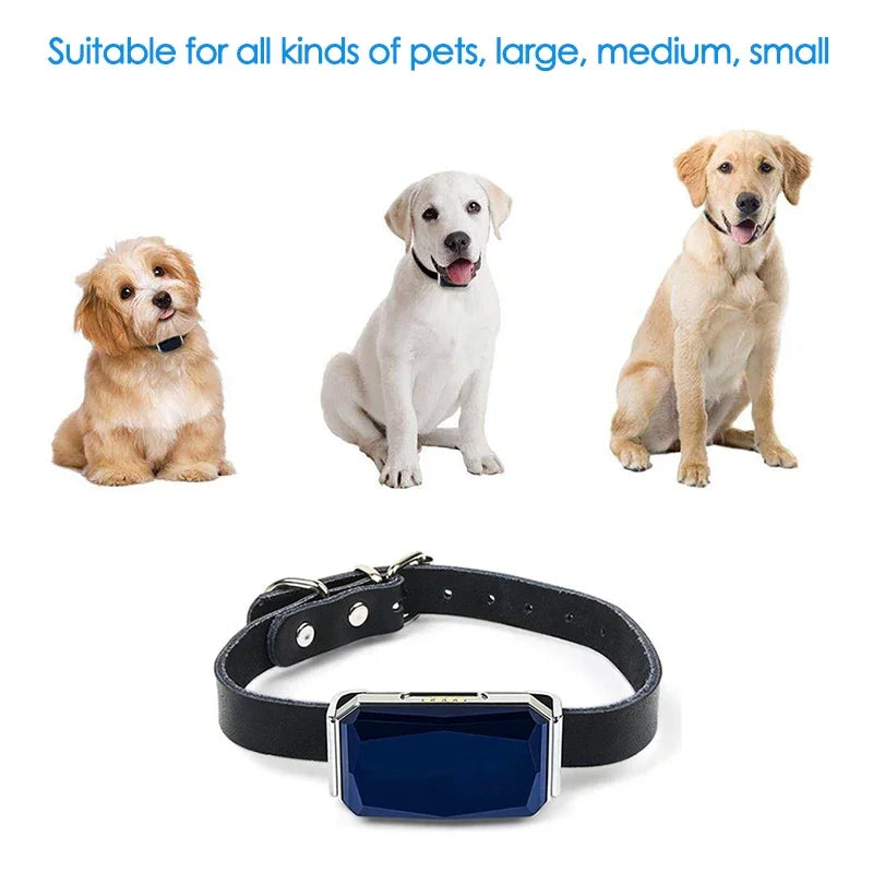 Waterproof Pet GPS Tracker System Locator CatS Dogs Puppy Adjustable Collar Real-Time Call Remote Control GPS Locator