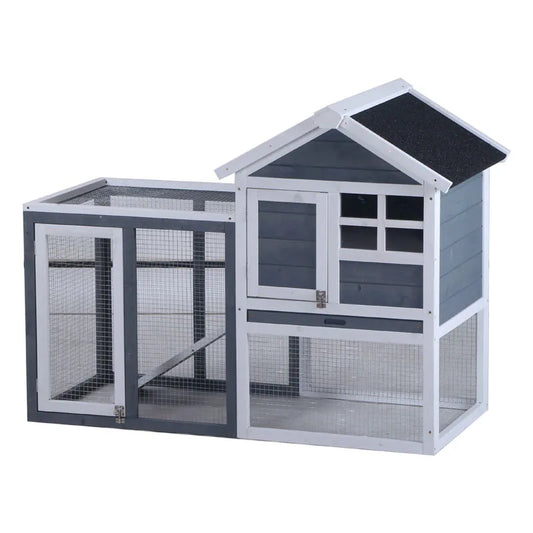 Pet Cage Factory Wholesale Wooden Bunny Rabbit Hutches Wooden Rabbit Breeding Cages For Outdoor