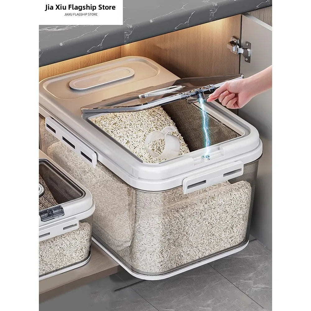 Large Capaci Sed Rice Storage Box Household Kitchen Storage Container for Rice And Flour Anti-Bug And Moisture Proof